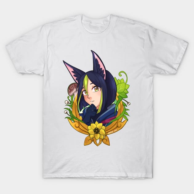 Genshin Badges - Tighnari T-Shirt by Hayde